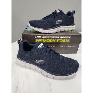 SKECHERS Track Front Runner Men's‎ 8.5 Navy Lightweight Athletic Sneakers 232298